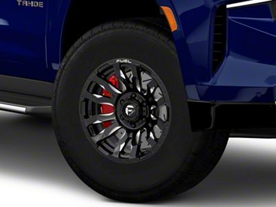 Fuel Wheels Blitz Gloss Black Milled 6-Lug Wheel; 17x9; -12mm Offset (21-25 Tahoe)