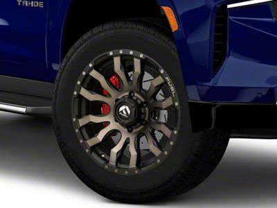 Fuel Wheels Blitz Matte Black Double Dark Tint 6-Lug Wheel; 20x9; 0mm Offset (21-25 Tahoe)