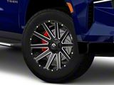 Fuel Wheels Contra Matte Black Milled 6-Lug Wheel; 20x9; 19mm Offset (21-25 Tahoe)