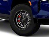 Fuel Wheels Crush Gloss Machined Double Dark Tint 6-Lug Wheel; 18x9; 1mm Offset (21-26 Tahoe)