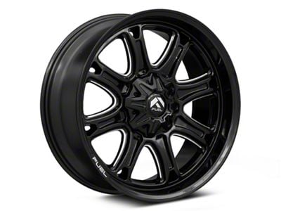 Fuel Wheels Darkstar Gloss Black Milled 6-Lug Wheel; 22x9; 1mm Offset (21-25 Tahoe)
