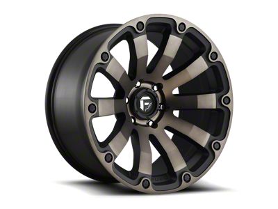Fuel Wheels Diesel Matte Black Double Dark Tint 6-Lug Wheel; 20x9; 1mm Offset (21-25 Tahoe)