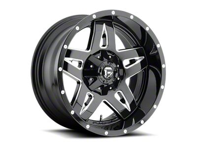 Fuel Wheels Full Blown Gloss Black Milled 6-Lug Wheel; 18x9; 14mm Offset (21-25 Tahoe)