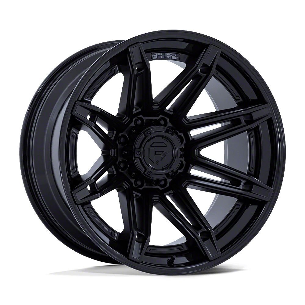 Fuel Wheels Tahoe Fusion Brawl Matte Black with Gloss Black Lip