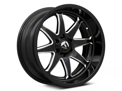 Fuel Wheels Hammer Gloss Black Milled 6-Lug Wheel; 20x10; -18mm Offset (21-24 Tahoe)