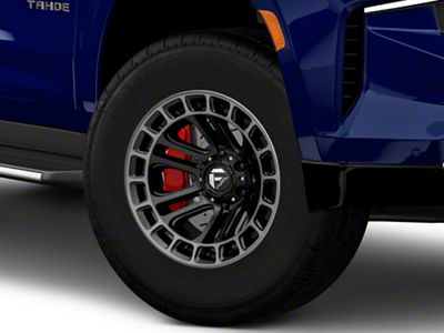 Fuel Wheels Heater Matte Black Double Dark Tint Machined 6-Lug Wheel; 18x9; 1mm Offset (21-26 Tahoe)