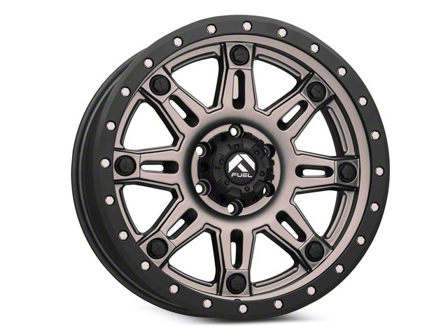 Fuel Wheels Hostage III Anthracite with Black Ring 6-Lug Wheel; 17x9; 1mm Offset (21-24 Tahoe)