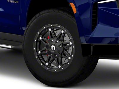 Fuel Wheels Hostage Matte Black 6-Lug Wheel; 18x9; 1mm Offset (21-25 Tahoe)