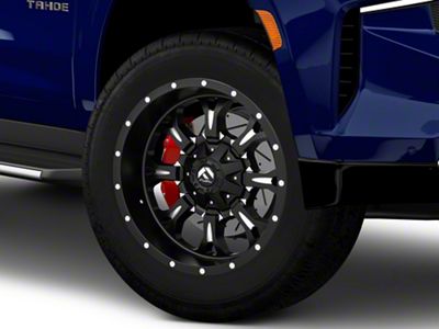 Fuel Wheels Krank Matte Black Milled 6-Lug Wheel; 20x9; 20mm Offset (21-25 Tahoe)