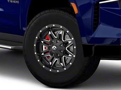 Fuel Wheels Lethal Matte Black Milled 6-Lug Wheel; 18x9; 20mm Offset (21-26 Tahoe)