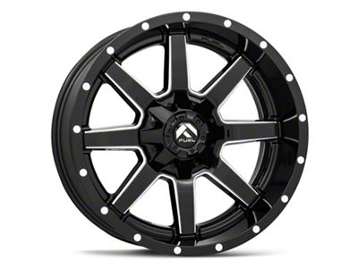 Fuel Wheels Maverick Gloss Black Milled 6-Lug Wheel; 20x10; -24mm Offset (21-24 Tahoe)