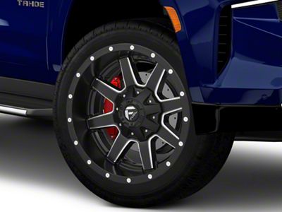 Fuel Wheels Maverick Matte Black Milled 6-Lug Wheel; 24x10; 20mm Offset (21-25 Tahoe)