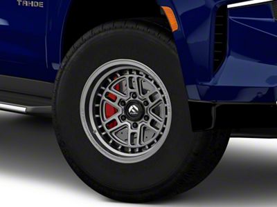Fuel Wheels Nitro Matte Gunmetal 6-Lug Wheel; 17x9; 1mm Offset (21-25 Tahoe)