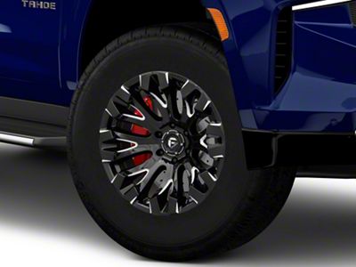 Fuel Wheels Quake Gloss Black Milled 6-Lug Wheel; 18x9; 1mm Offset (21-25 Tahoe)