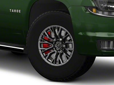 Fuel Wheels Rebar Matte Gunmetal 6-Lug Wheel; 17x9; -12mm Offset (15-20 Tahoe)