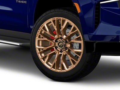 Fuel Wheels Rebar Platinum Bronze Milled 6-Lug Wheel; 22x12; -44mm Offset (21-25 Tahoe)