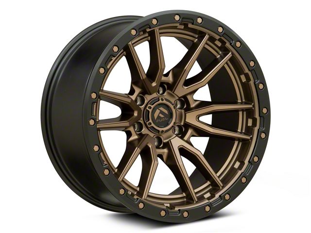 Fuel Wheels Rebel Matte Bronze 6-Lug Wheel; 20x10; -18mm Offset (21-24 Tahoe)