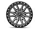 Fuel Wheels Rebel Matte Gunmetal with Black Bead Ring 6-Lug Wheel; 17x9; 1mm Offset (21-24 Tahoe)
