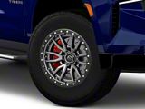 Fuel Wheels Rebel Matte Gunmetal with Black Bead Ring 6-Lug Wheel; 18x9; 1mm Offset (21-26 Tahoe)