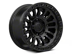 Fuel Wheels Rincon Matte Black with Gloss Black Lip 6-Lug Wheel; 18x9; 1mm Offset (21-24 Tahoe)