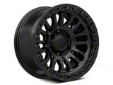 Fuel Wheels Rincon Matte Black with Gloss Black Lip 6-Lug Wheel; 20x10; -18mm Offset (21-26 Tahoe)