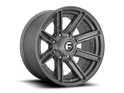 Fuel Wheels Rogue Platinum Brushed Gunmetal 6-Lug Wheel; 20x10; -18mm Offset (21-25 Tahoe)