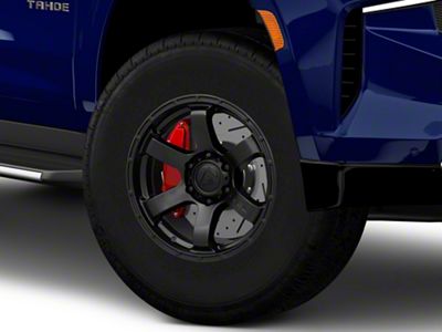 Fuel Wheels Rush Satin Black 6-Lug Wheel; 17x9; -12mm Offset (21-25 Tahoe)