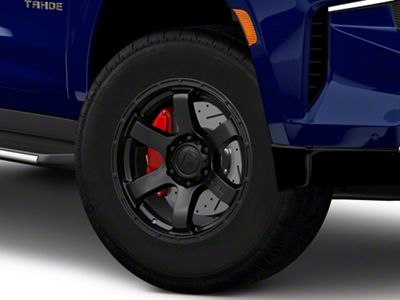 Fuel Wheels Rush Satin Black 6-Lug Wheel; 18x9; 1mm Offset (21-25 Tahoe)