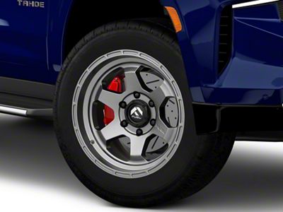 Fuel Wheels Shok Matte Gunmetal 6-Lug Wheel; 20x9; 1mm Offset (21-25 Tahoe)