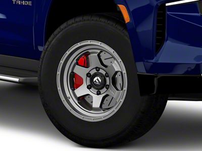 Fuel Wheels Shok Matte Gunmetal 6-Lug Wheel; 18x9; 1mm Offset (21-25 Tahoe)