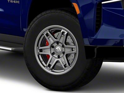 Fuel Wheels Slayer Matte Gunmetal 6-Lug Wheel; 18x8.5; 1mm Offset (21-25 Tahoe)