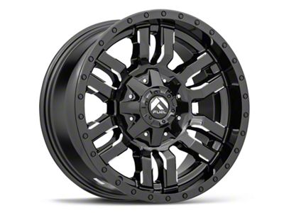 Fuel Wheels Sledge Gloss Black Milled 6-Lug Wheel; 18x9; 1mm Offset (21-25 Tahoe)
