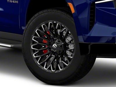 Fuel Wheels Strike Gloss Black Milled 6-Lug Wheel; 20x9; 1mm Offset (21-25 Tahoe)