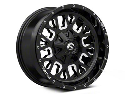 Fuel Wheels Stroke Gloss Black Milled 6-Lug Wheel; 18x9; 1mm Offset (21-25 Tahoe)