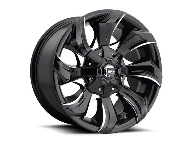 Fuel Wheels STRYKR Gloss Black Milled 6-Lug Wheel; 20x9; 1mm Offset (21-24 Tahoe)