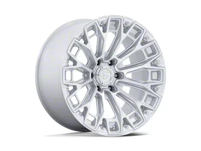Fuel Wheels Trax Gloss Silver with Machined Face 6-Lug Wheel; 17x9; -12mm Offset (21-25 Tahoe)