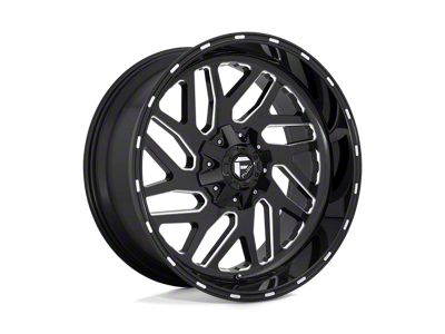 Fuel Wheels Triton Gloss Black Milled 6-Lug Wheel; 22x10; -19mm Offset (21-25 Tahoe)