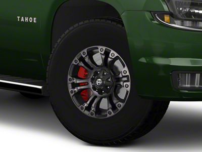 Fuel Wheels Vapor Matte Black Double Dark Tint 6-Lug Wheel; 17x10; -18mm Offset (15-20 Tahoe)