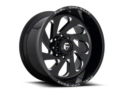 Fuel Wheels Vortex Gloss Black Milled 6-Lug Wheel; 20x10; -19mm Offset (21-25 Tahoe)