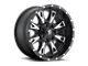 Fuel Wheels Throttle Matte Black Milled 6-Lug Wheel; 22x14; -76mm Offset (14-18 Sierra 1500)