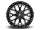 Fuel Wheels Titan Gloss Black Milled 5-Lug Wheel; 22x10; -18mm Offset (09-18 RAM 1500)