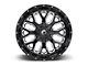 Fuel Wheels Titan Gloss Black Milled 6-Lug Wheel; 22x10; -18mm Offset (14-18 Silverado 1500)
