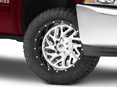 Fuel Wheels Triton Chrome with Gloss Black Lip 6-Lug Wheel; 20x10; -19mm Offset (07-13 Silverado 1500)