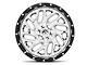 Fuel Wheels Triton Chrome with Gloss Black Lip 6-Lug Wheel; 22x10; -13mm Offset (07-13 Sierra 1500)