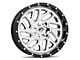 Fuel Wheels Triton Chrome with Gloss Black Lip 6-Lug Wheel; 22x10; -13mm Offset (19-24 Sierra 1500)