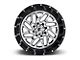 Fuel Wheels Triton Chrome with Gloss Black Lip 6-Lug Wheel; 22x14; -70mm Offset (14-18 Sierra 1500)