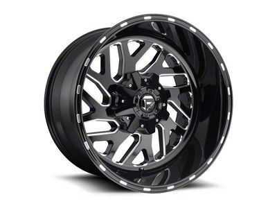 Fuel Wheels Triton Gloss Black Milled 5-Lug Wheel; 20x12; -43mm Offset (09-18 RAM 1500)