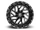 Fuel Wheels Triton Gloss Black Milled 5-Lug Wheel; 22x12; -43mm Offset (09-18 RAM 1500)