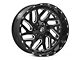Fuel Wheels Triton Gloss Black Milled 6-Lug Wheel; 20x10; -18mm Offset (14-18 Silverado 1500)