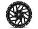 Fuel Wheels Triton Gloss Black Milled 6-Lug Wheel; 22x12; -43mm Offset (14-18 Sierra 1500)